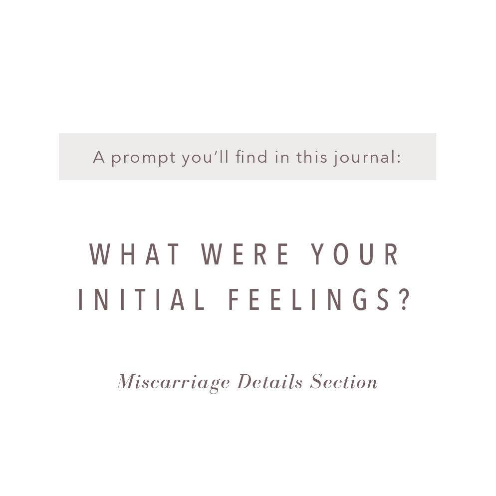 Guided Miscarriage Journal