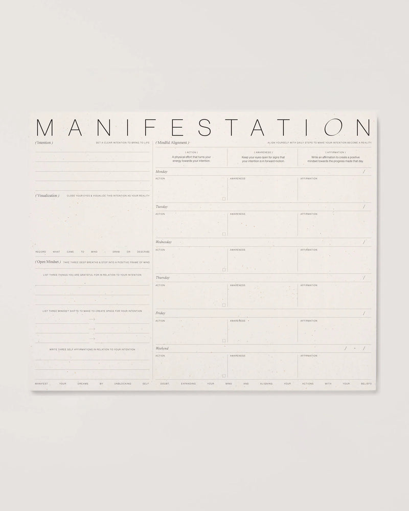 Guided Manifestation Notepad