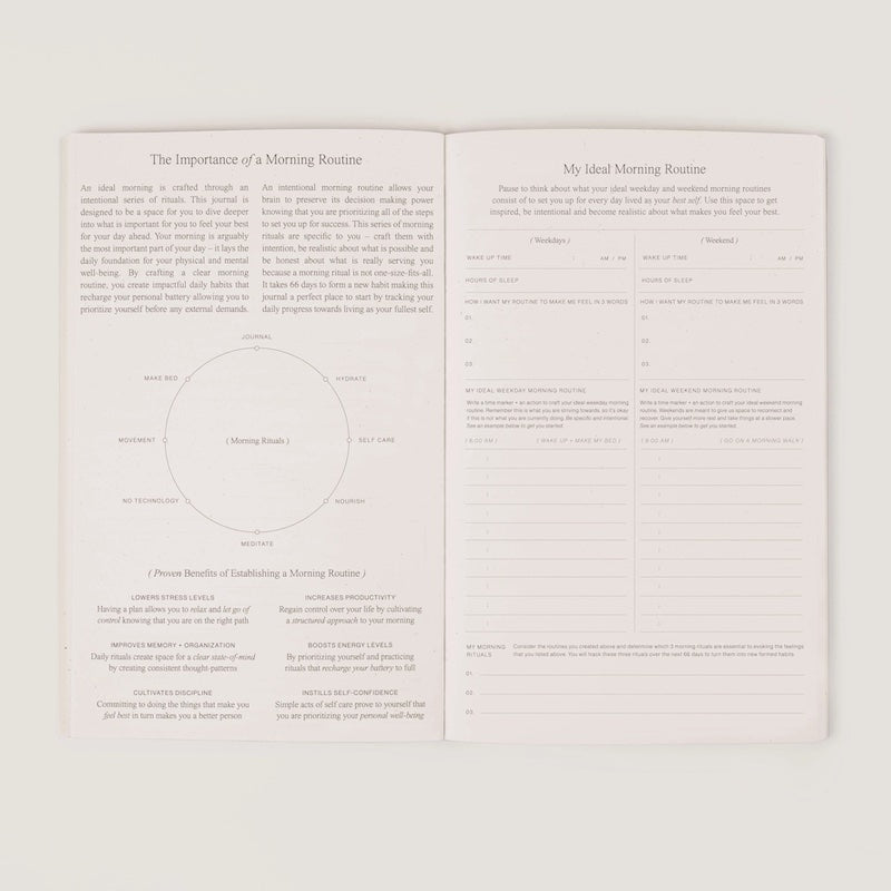 Daily Routine Journal.pdf Morning Routine Journal – Self Cared