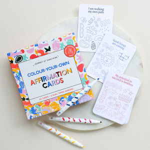 Colour-Your-Own Affirmation Card Kit