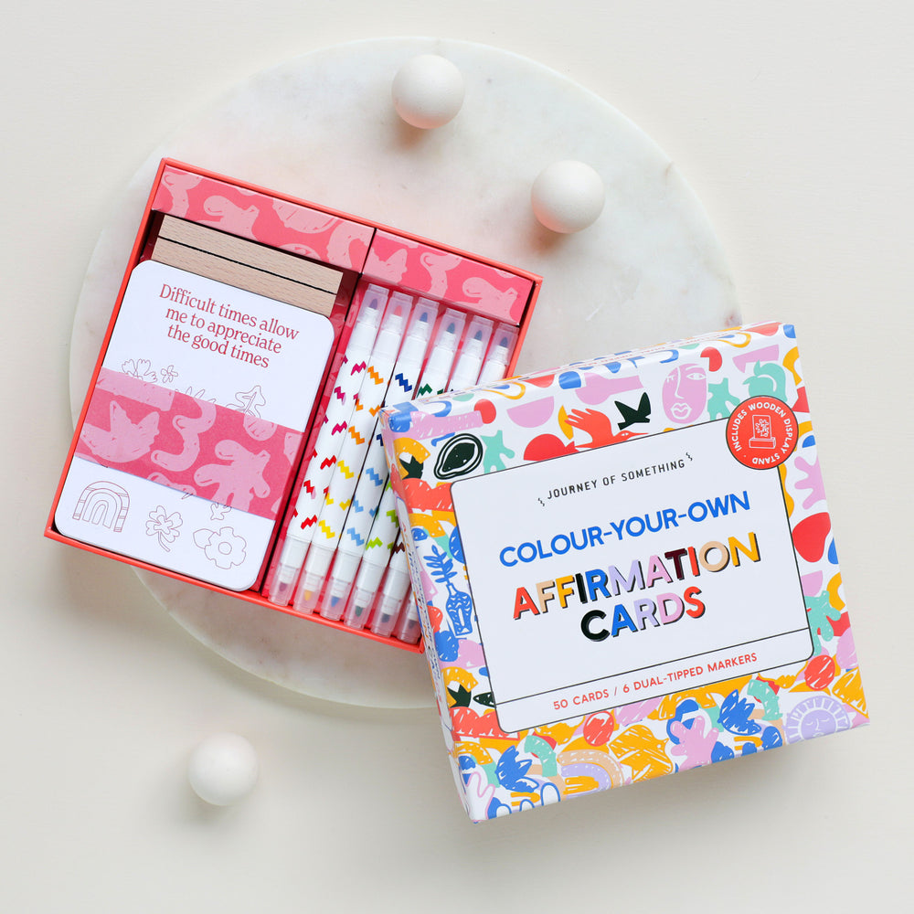 Colour-Your-Own Affirmation Card Kit