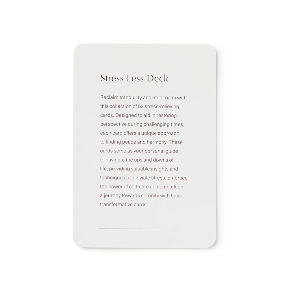 Stress Relief Card Deck