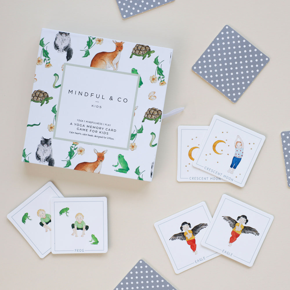 Yoga Memory Card Game