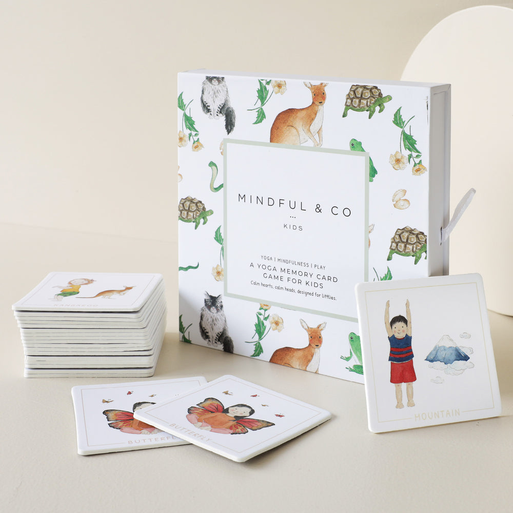 Yoga Memory Card Game