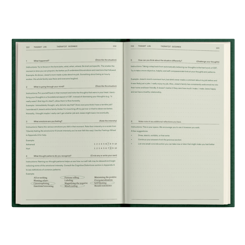 The Field Guide for Depression Journal Self Cared