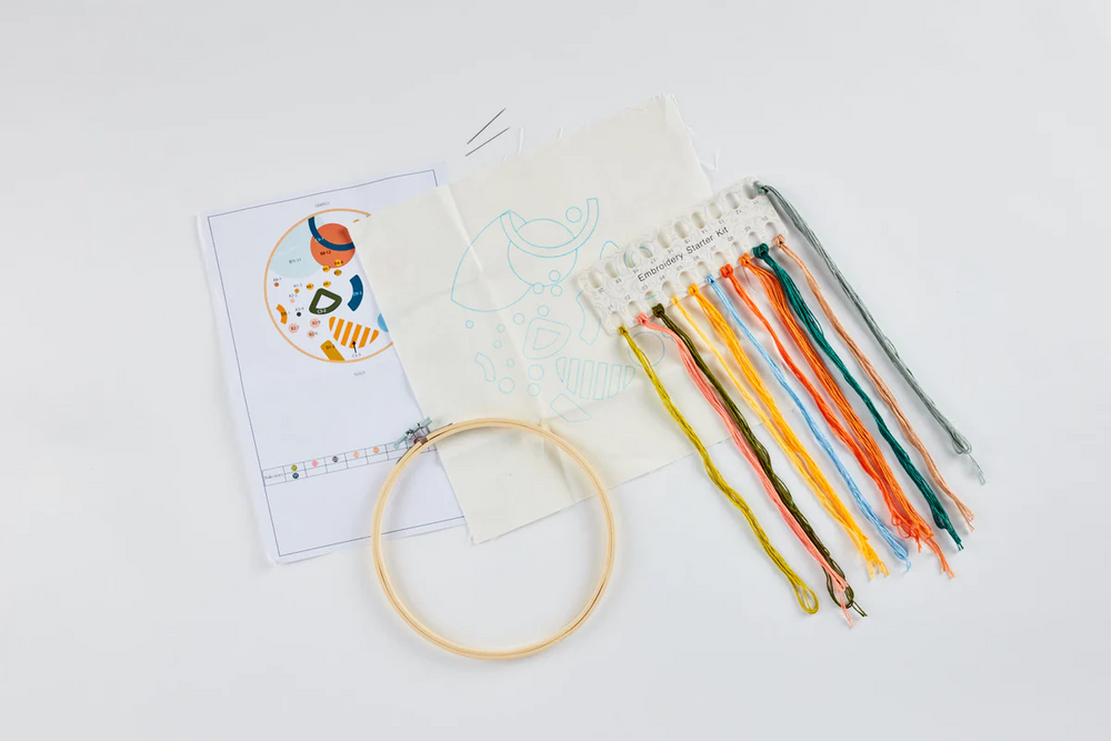 Embroidery Kit - Shapes