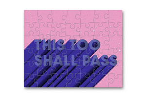 Mini Puzzle - This Too Shall Pass