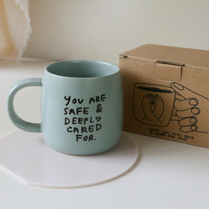 Safe and Cared For Mug