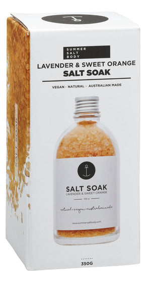 Lavender & Sweet Orange Salt Soak